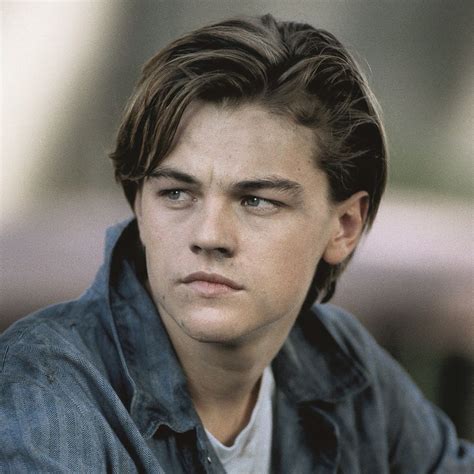 90s dicaprio haircut|leonardo dicaprio young brown hair.